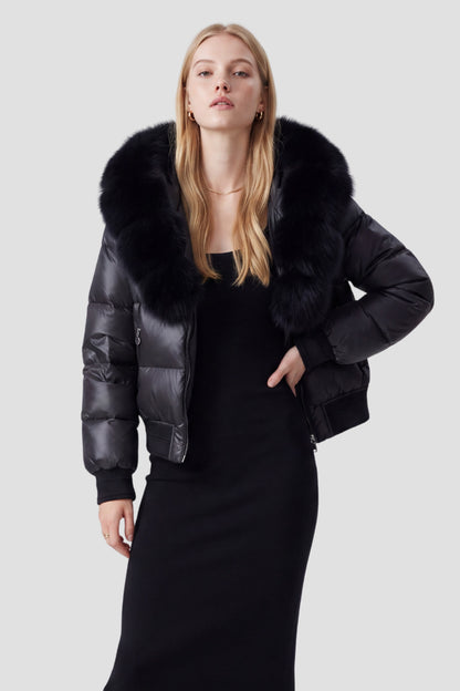 Doudoune femme fourrure naturelle Héritage fourrure
