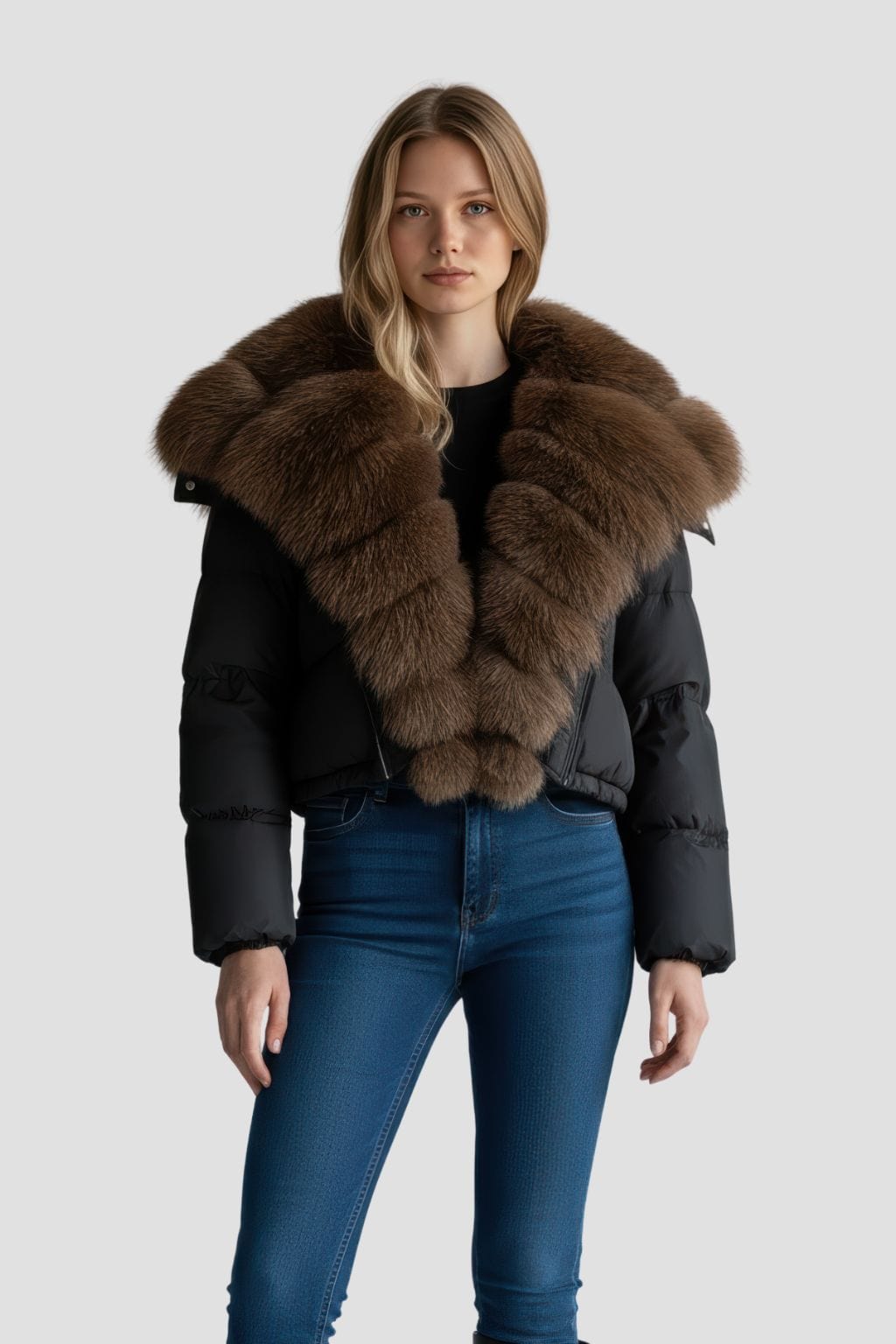 Doudoune fourrure femme bubble Héritage fourrure