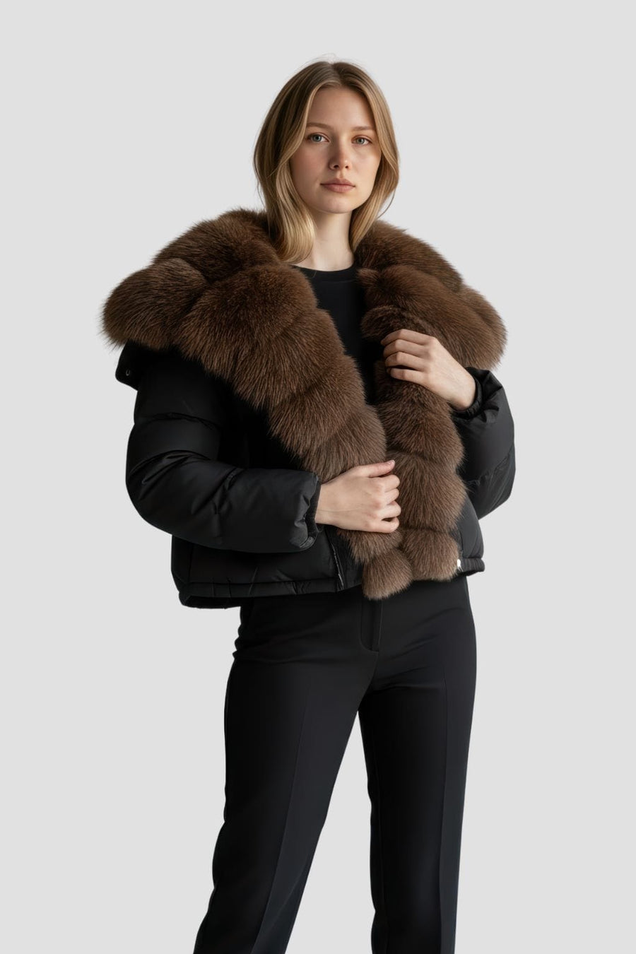 Doudoune fourrure femme bubble Héritage fourrure
