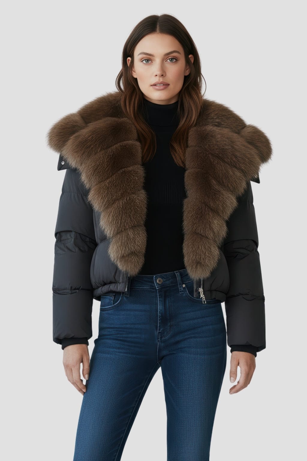 Doudoune fourrure femme bubble Héritage fourrure