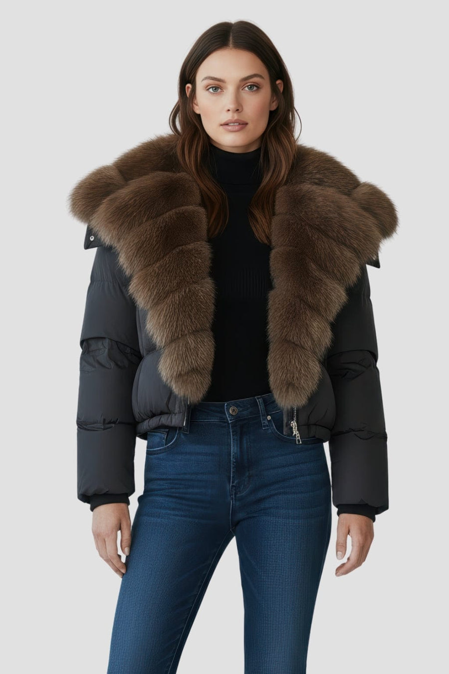 Doudoune fourrure femme bubble Héritage fourrure