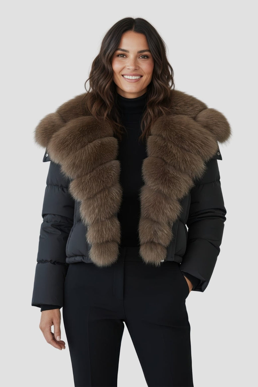 Doudoune fourrure femme bubble Héritage fourrure