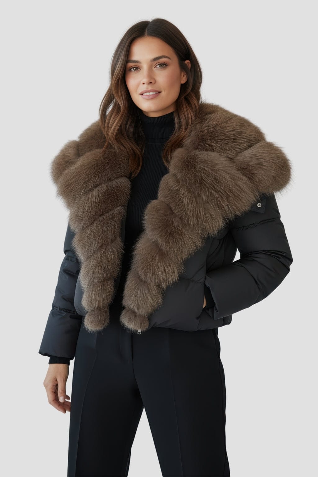 Doudoune fourrure femme bubble Héritage fourrure