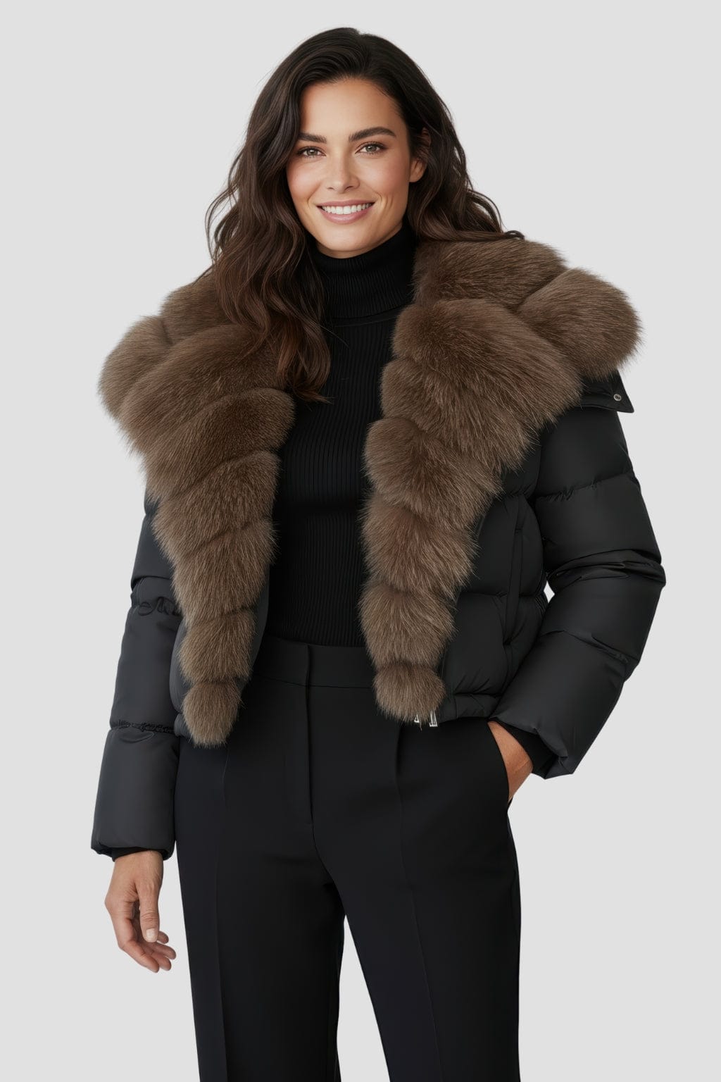 Doudoune fourrure femme bubble Héritage fourrure