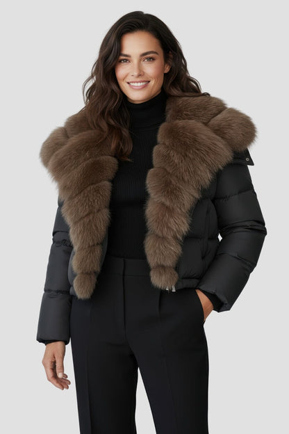 Doudoune fourrure femme bubble Héritage fourrure