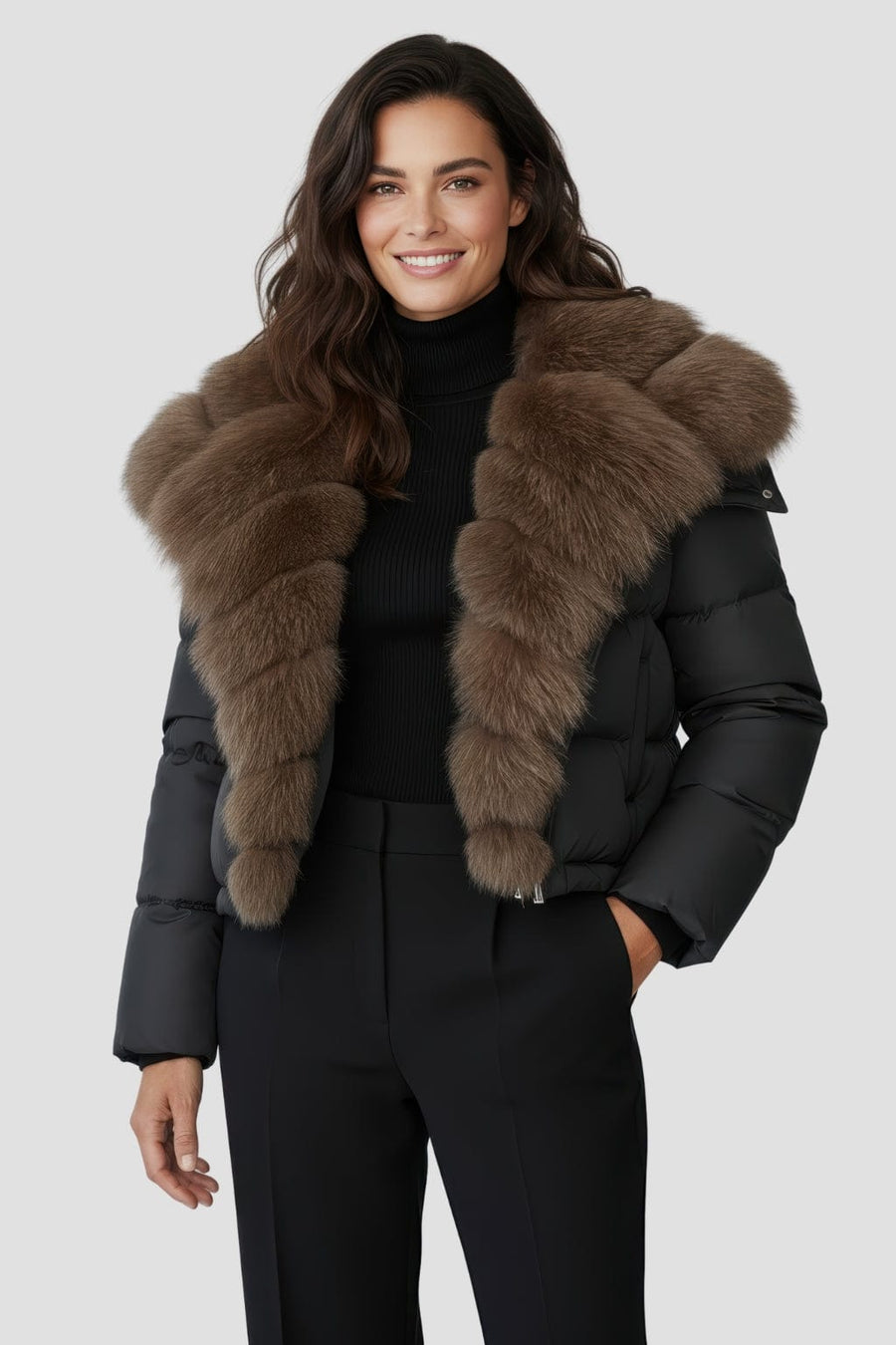 Doudoune fourrure femme bubble Héritage fourrure