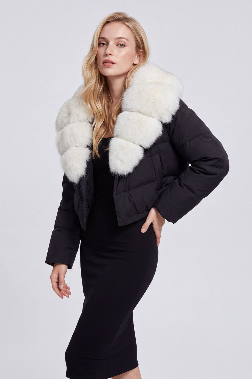 Doudoune fourrure femme bubble Héritage fourrure