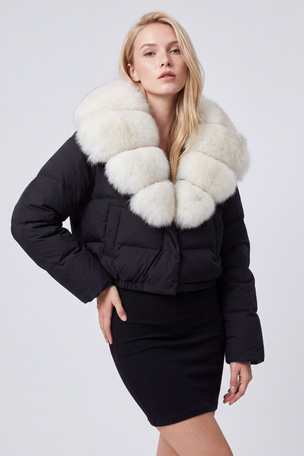 Doudoune fourrure femme bubble Héritage fourrure