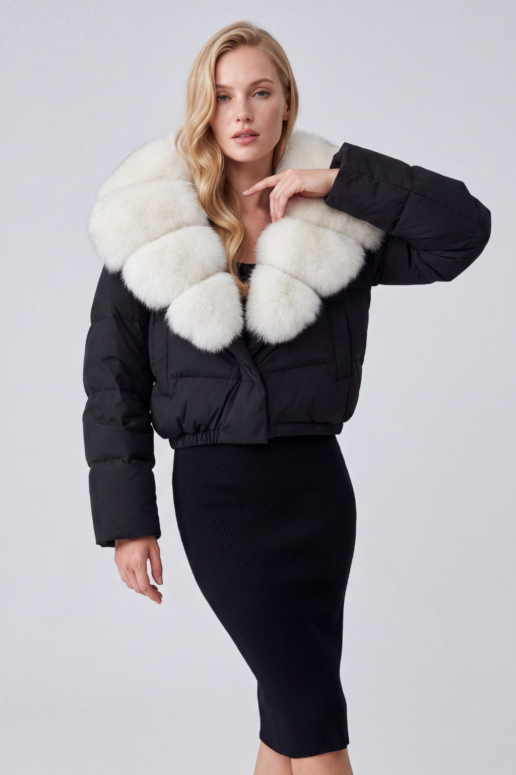 Doudoune fourrure femme bubble Héritage fourrure