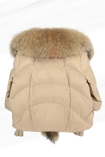 Doudoune fourrure femme chaude Héritage fourrure