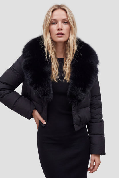 Doudoune fourrure femme chaude Héritage fourrure