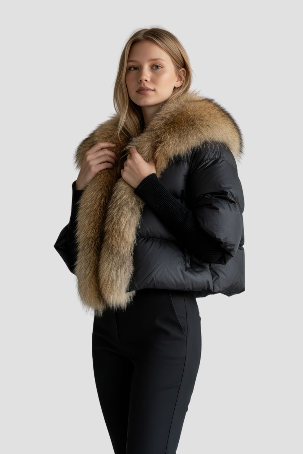 Doudoune fourrure femme épaisse Héritage fourrure