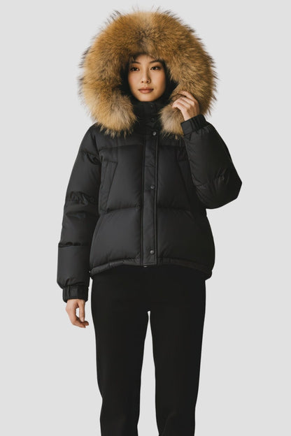Doudoune fourrure femme hiver Héritage fourrure