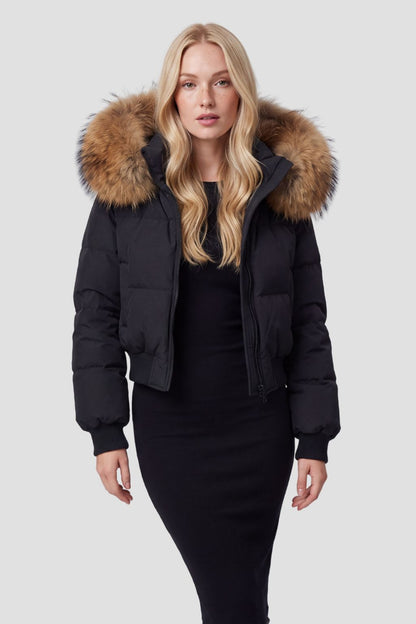 Doudoune fourrure femme hiver Héritage fourrure