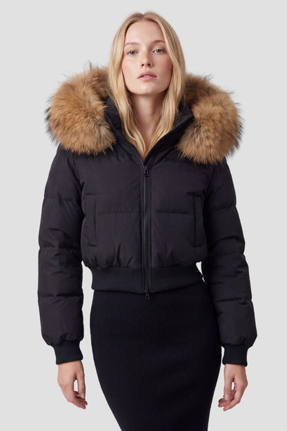 Doudoune fourrure femme hiver Héritage fourrure