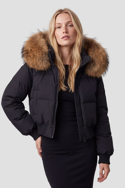 Doudoune fourrure femme hiver Héritage fourrure