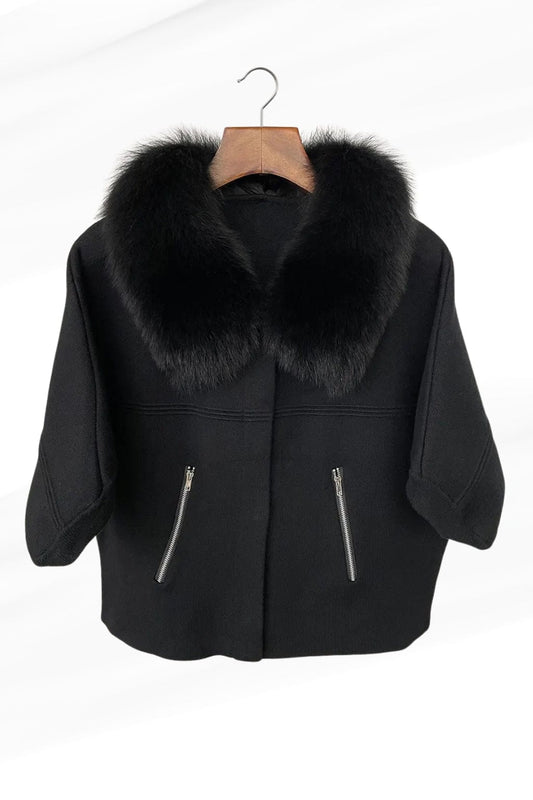 Gilet col en fourrure femme Héritage fourrure