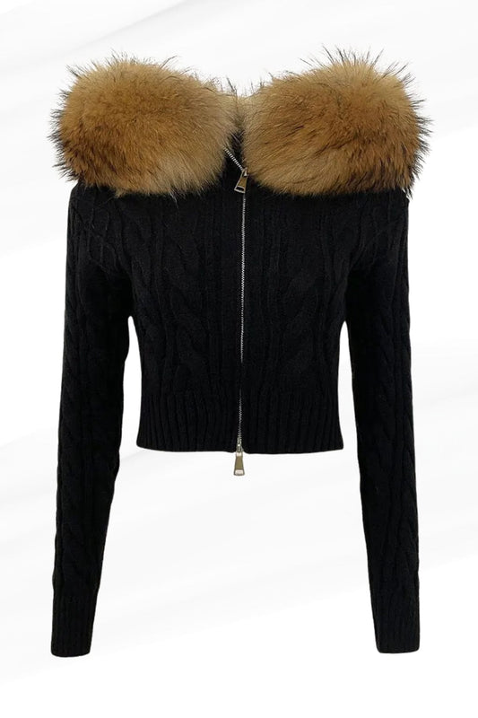 Gilet en fourrure de renard Héritage fourrure