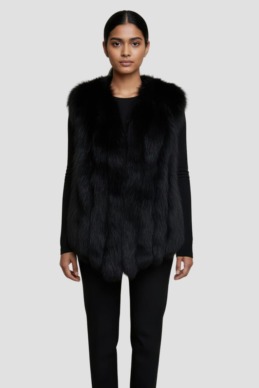 Gilet en fourrure de renard Héritage fourrure