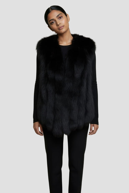 Gilet en fourrure de renard Héritage fourrure