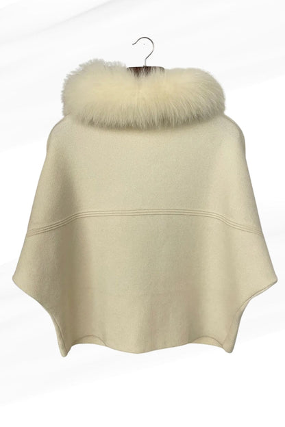Gilet en fourrure de renard blanc Héritage fourrure