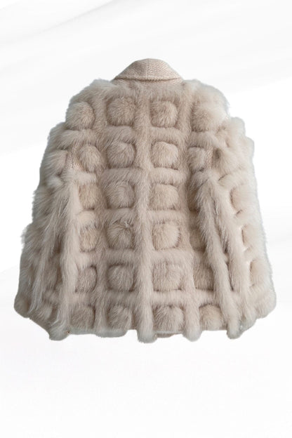 Gilet en fourrure de renard clair Héritage fourrure