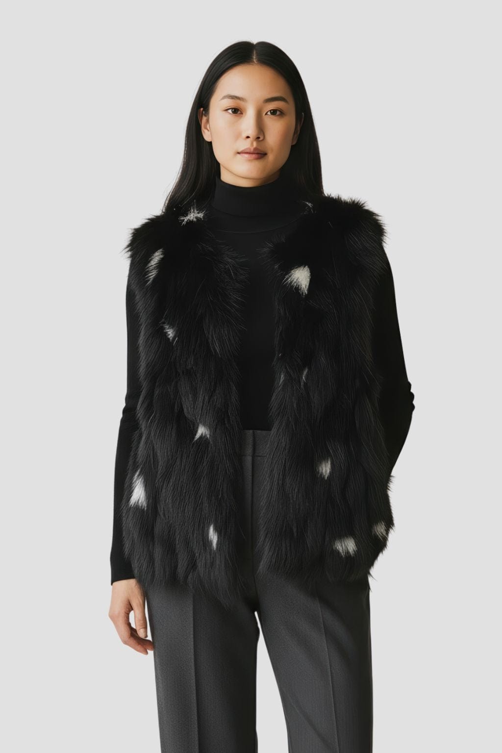 Gilet fourrure femme