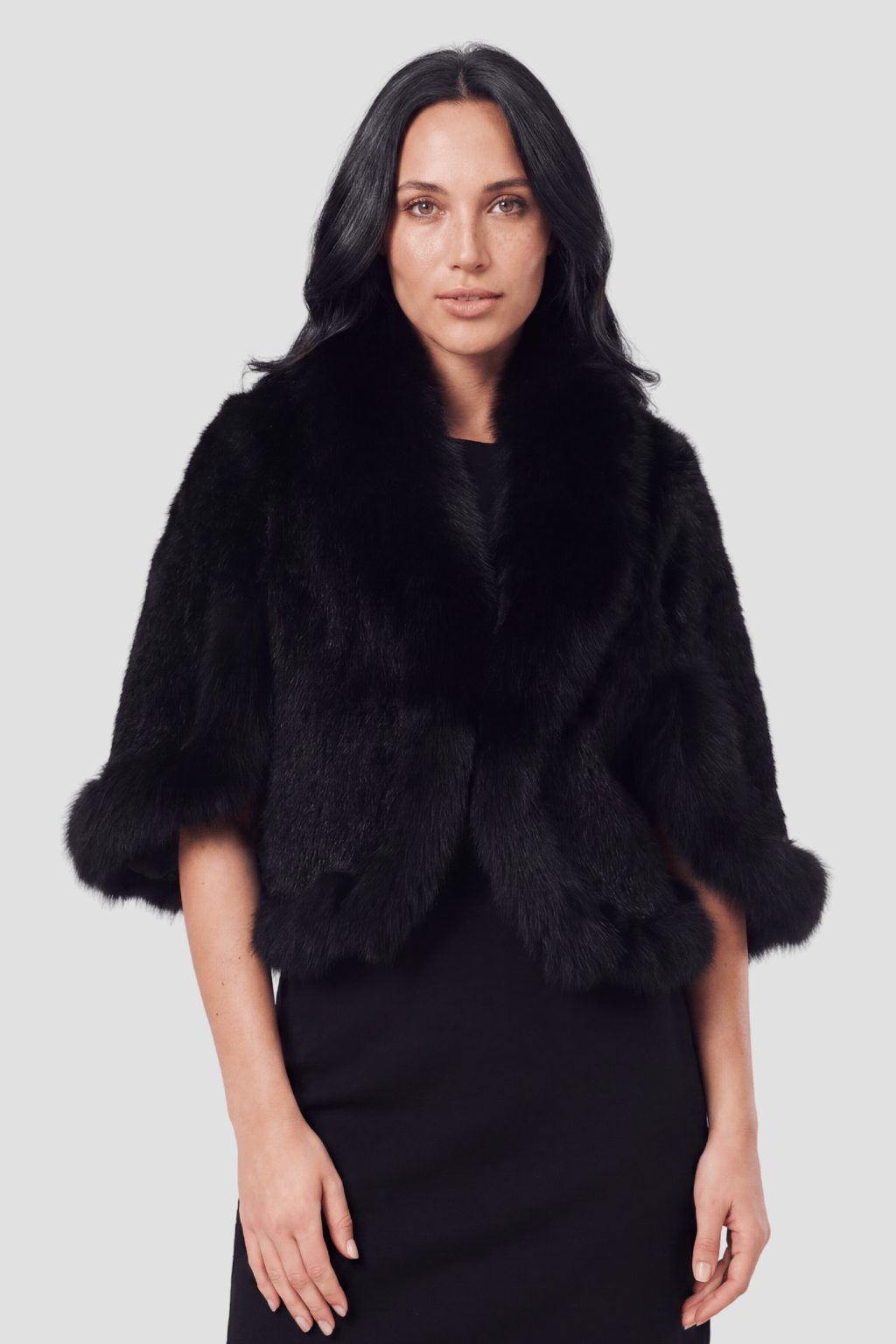 Gilet en fourrure de vison noir Héritage fourrure