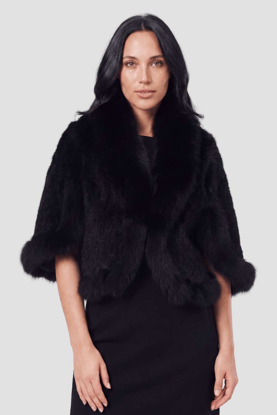 Gilet en fourrure de vison noir Héritage fourrure