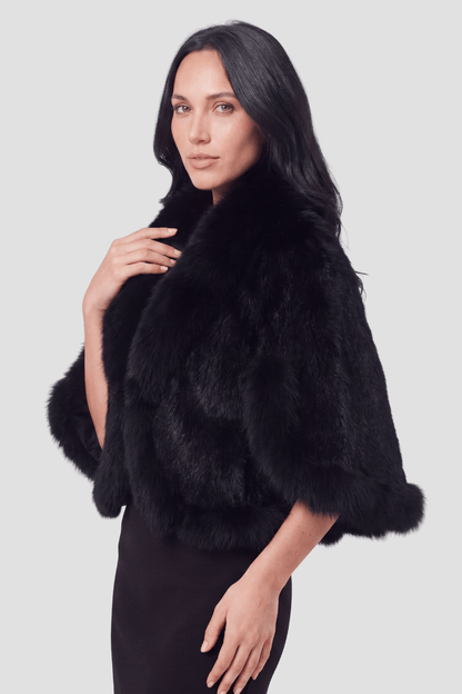Gilet en fourrure de vison noir Héritage fourrure