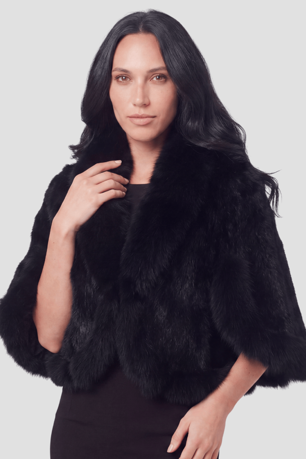 Gilet en fourrure de vison noir Héritage fourrure
