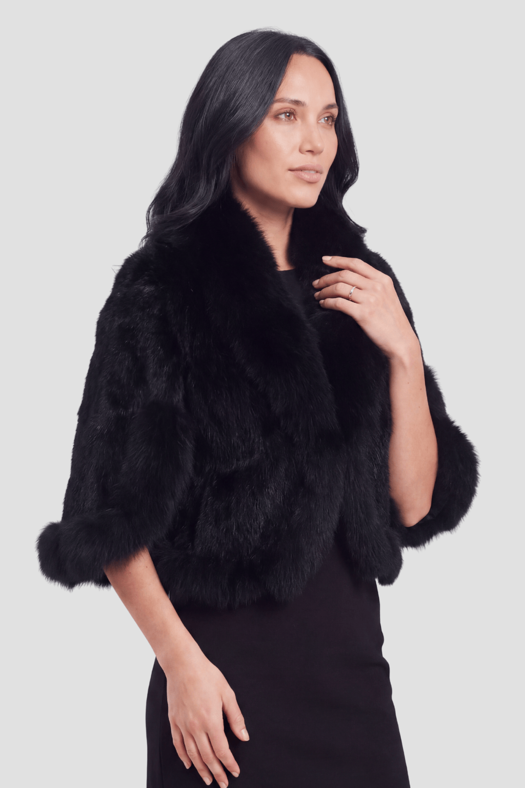 Gilet en fourrure de vison noir Héritage fourrure