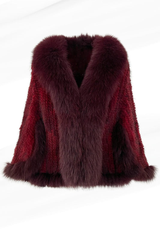 Gilet en fourrure de vison rouge Héritage fourrure