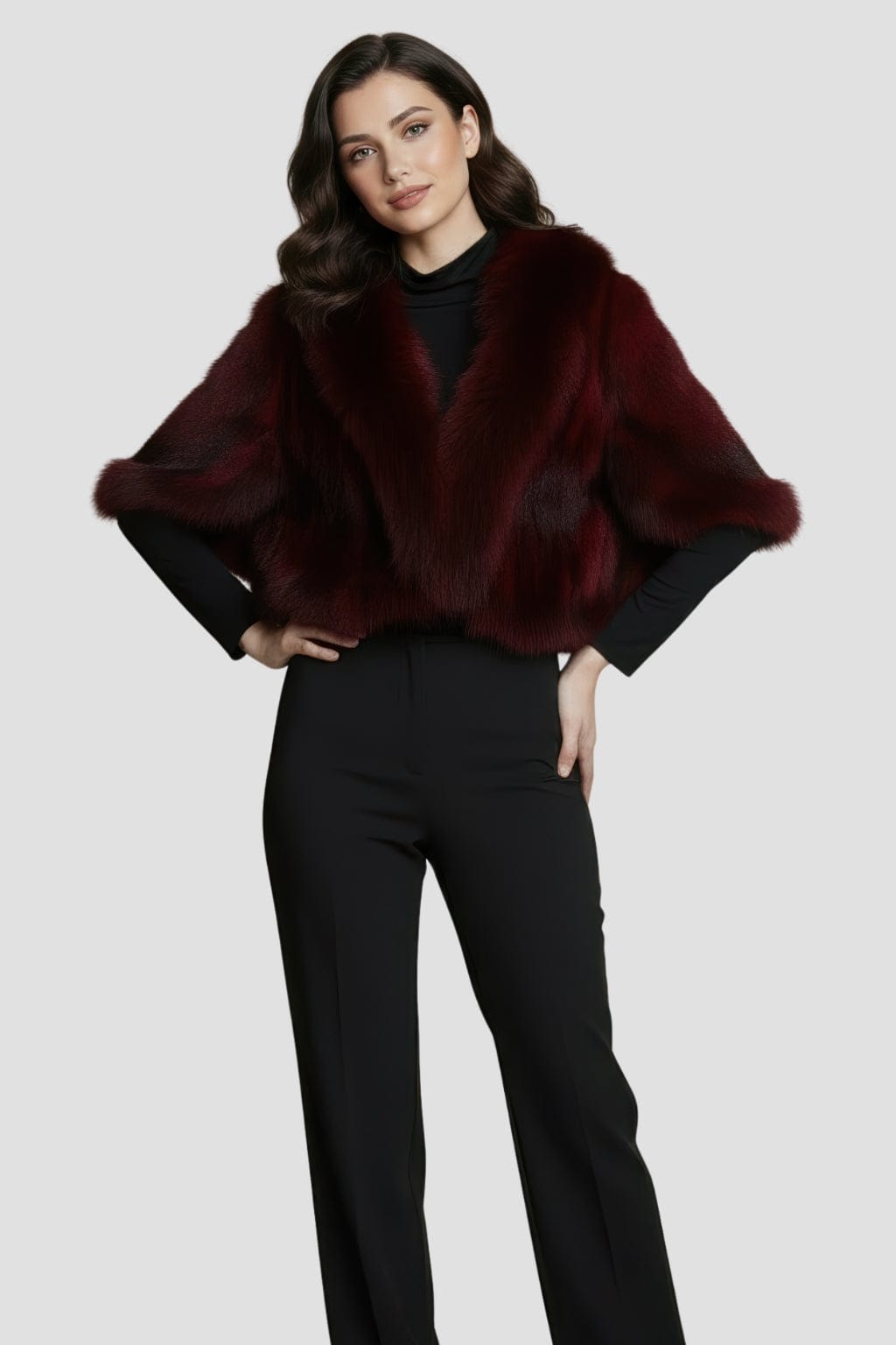 Gilet en fourrure de vison rouge Héritage fourrure