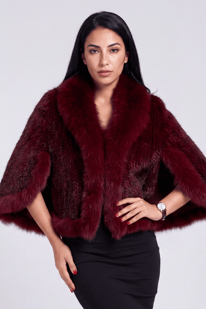Gilet en fourrure de vison rouge Héritage fourrure