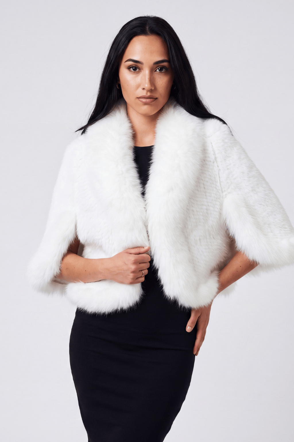 Gilet fourrure femme blanc Héritage fourrure