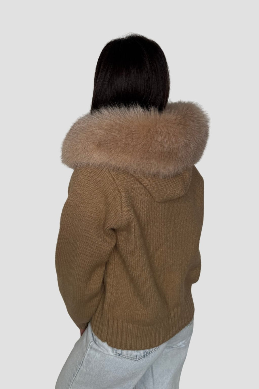 Gilet fourrure femme marron Héritage fourrure