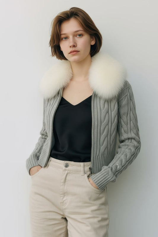 Gilet fourrure intérieur femme Héritage fourrure