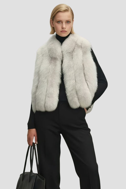Gilet fourrure intérieur femme Héritage fourrure