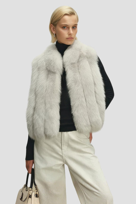 Gilet fourrure intérieur femme Héritage fourrure