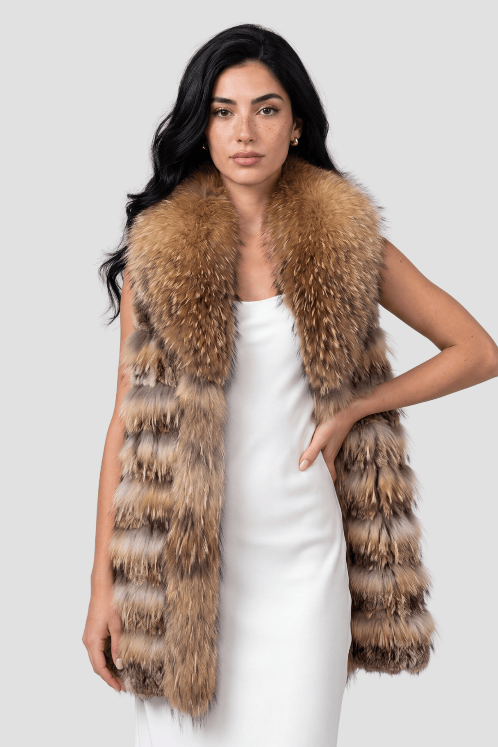 Gilet fourrure intérieur femme Héritage fourrure