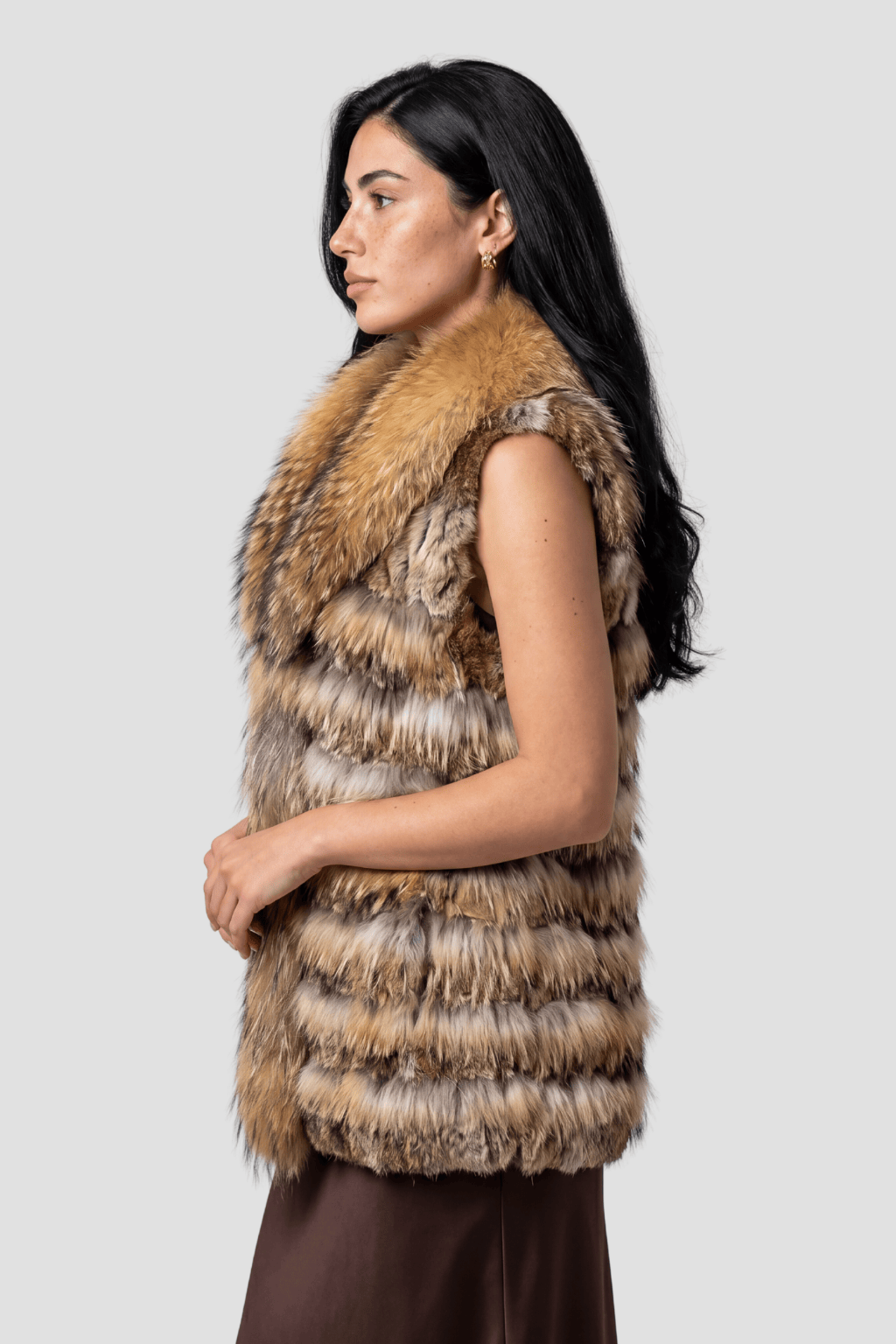 Gilet fourrure intérieur femme Héritage fourrure