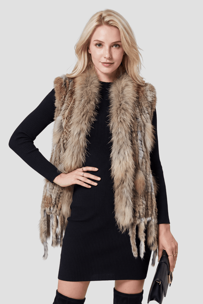 Gilet fourrure lapin Héritage fourrure