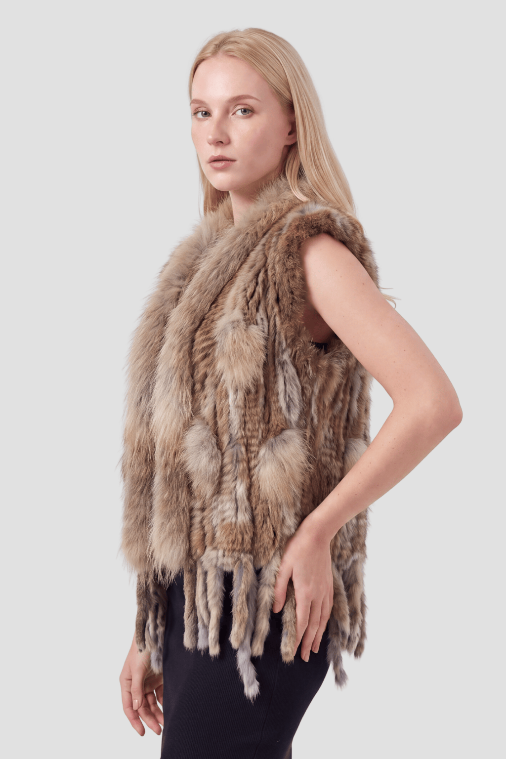 Gilet fourrure lapin Héritage fourrure