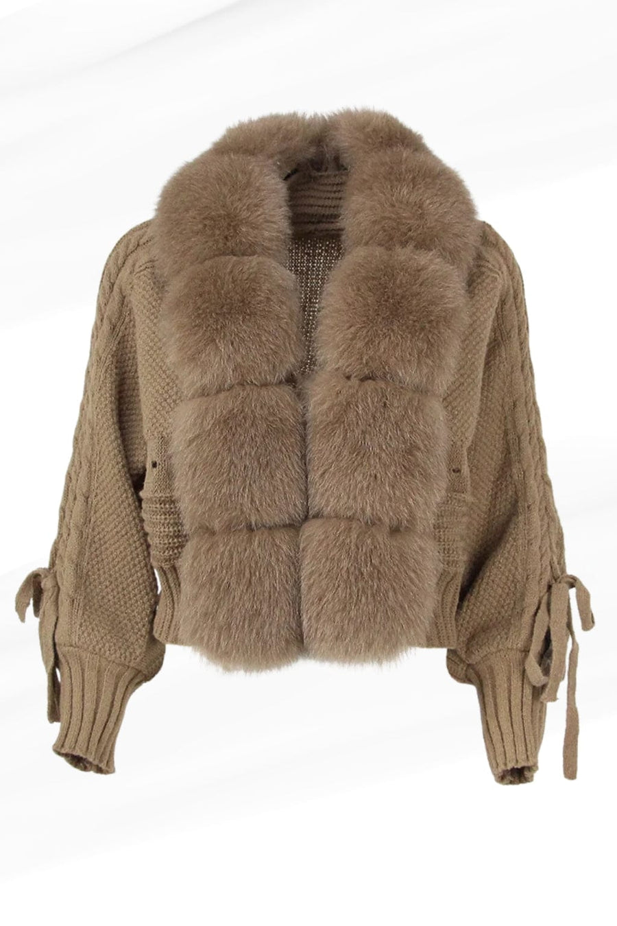 Gilet fourrure manche longue Héritage fourrure