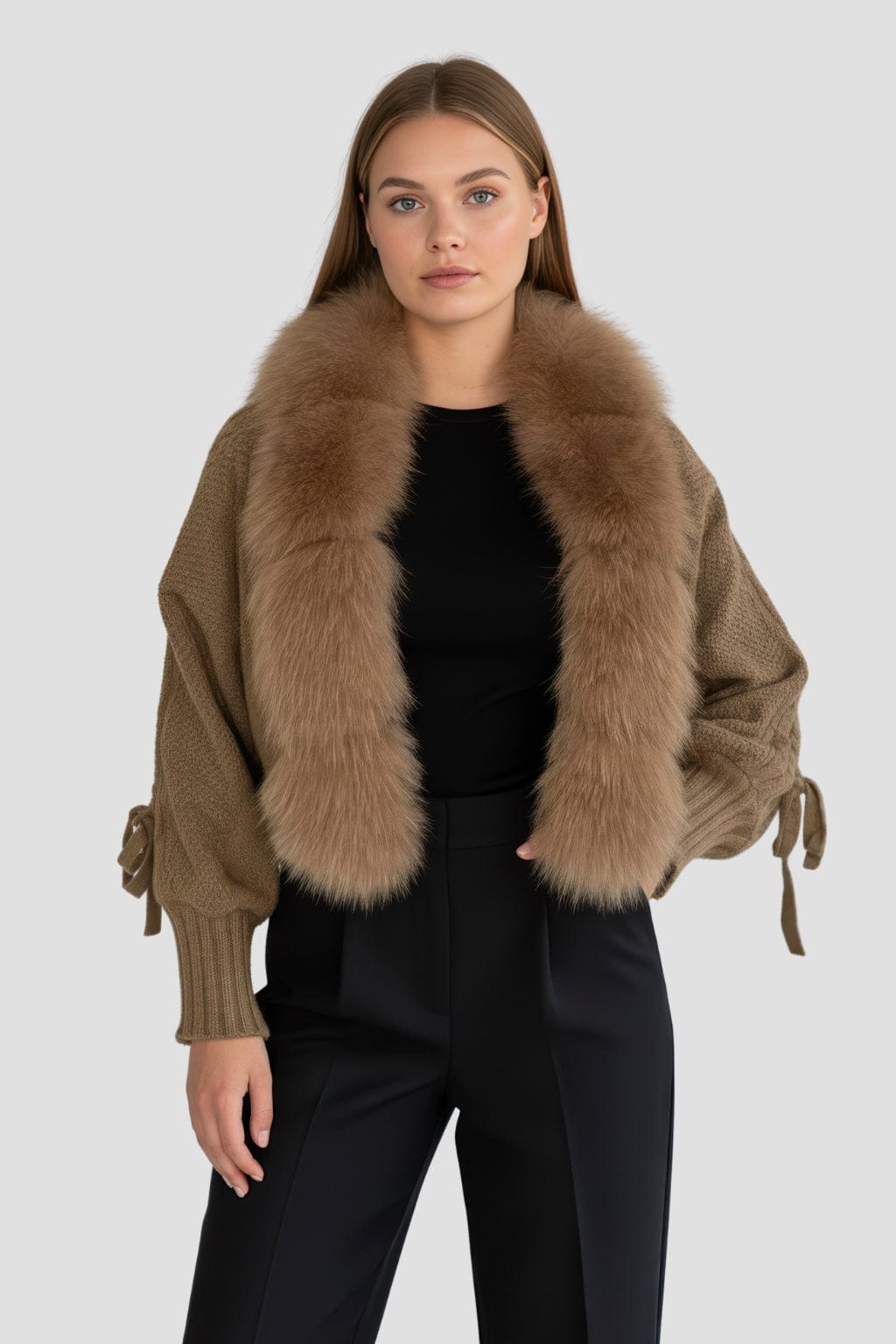 Gilet fourrure manche longue Héritage fourrure