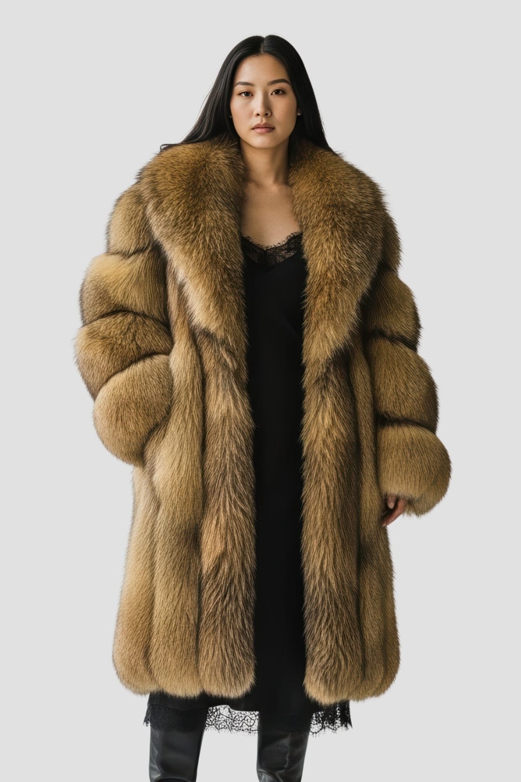 Manteau en fourrure femme long Héritage fourrure