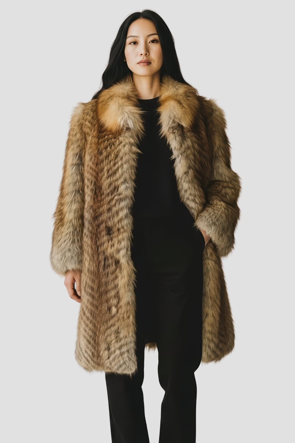Manteau en fourrure femme long Héritage fourrure