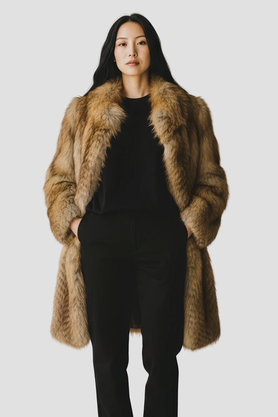 Manteau en fourrure femme long Héritage fourrure