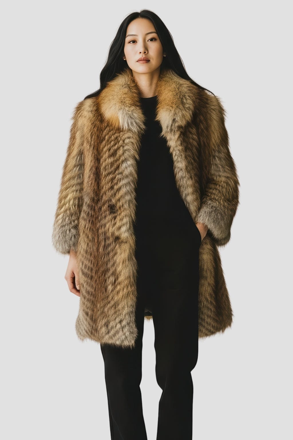 Manteau en fourrure femme long Héritage fourrure